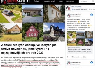 Dřevostavitel představuje TOP chalupy www.CS-CHALUPY.cz